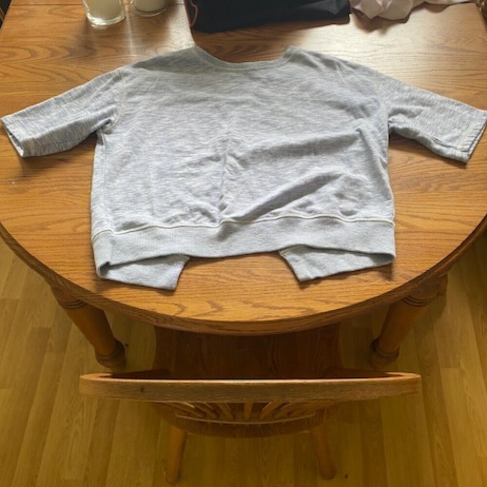 Victoria's Secret cutout back boxy shirt LIKE BRAND NEW